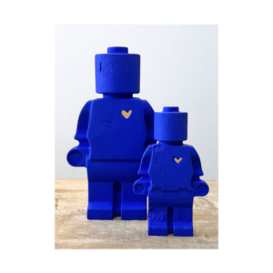 Donneur D'amour Bleu Klein Or